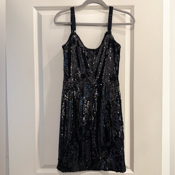 Dress the Population Black Sheath Cocktail Dress - Picture 1 of 4